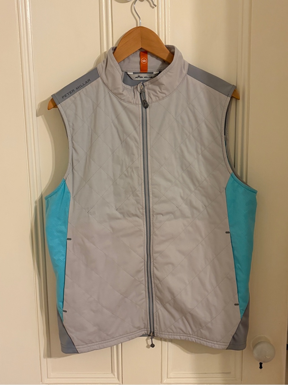 Peter Millar - Fuse Elite Hybrid Vest Like New Medium Gray Blue